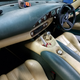 Beautiful cream and green interior (yes that is carpet on the door panels)